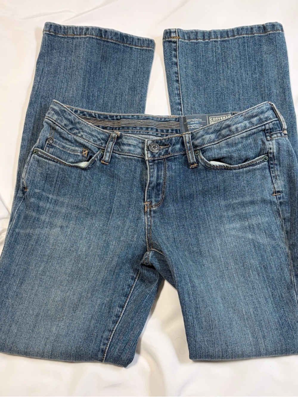 Vintage Converse Women’s All-star Jeans Size 8‎ With boot cut Flare